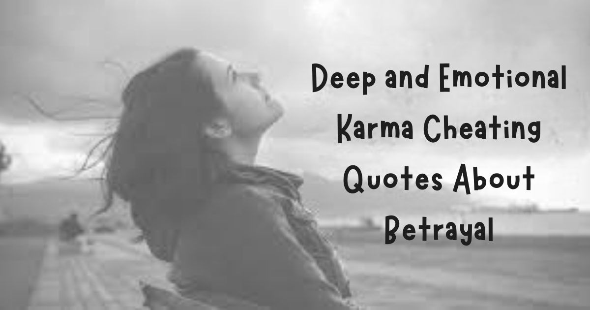 Karma cheating quotes about betrayal image