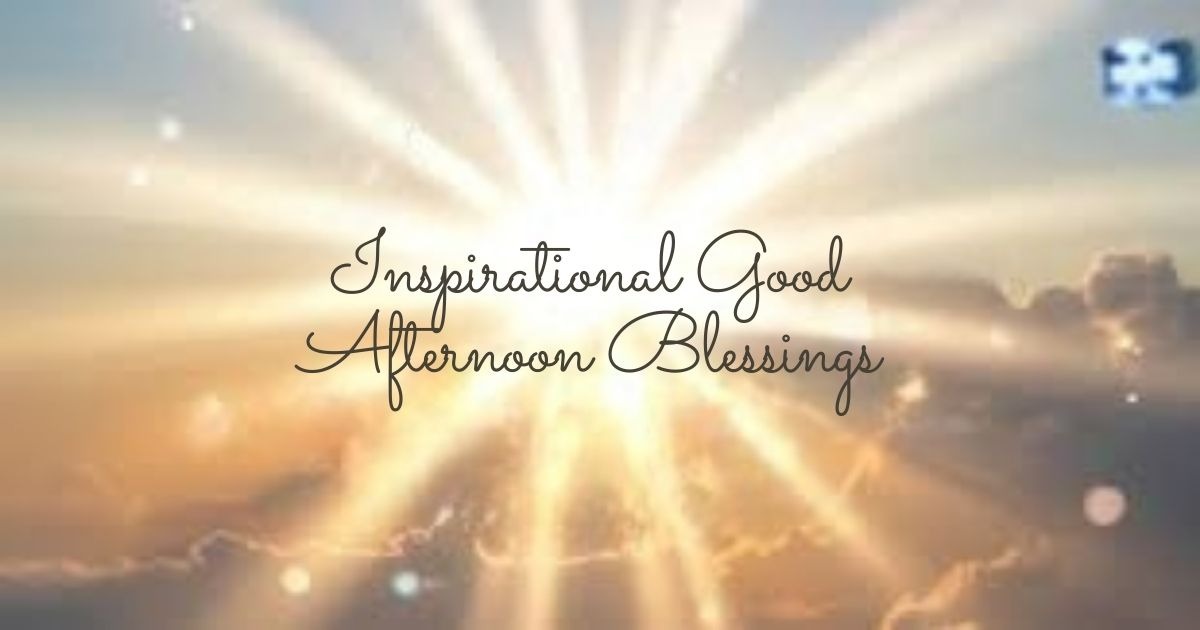 "Good Afternoon Blessings written with vibrant colors and nature imagery to brighten someone's day and spread positivity.