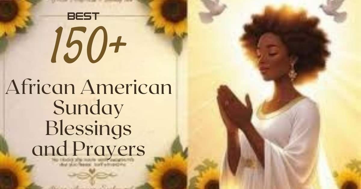 African American Sunday blessings and prayers collection with faith-filled Sunday morning messages, spiritual quotes, and uplifting words of hope.