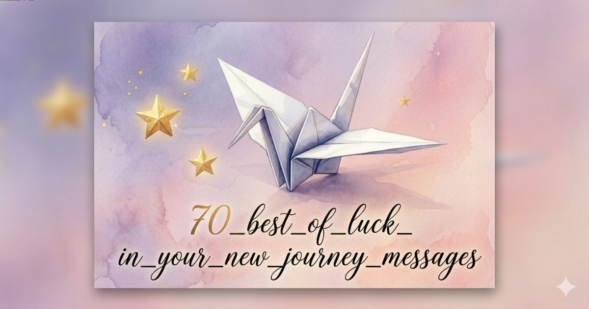 "70+ inspiring best of luck messages for new journeys, offering encouragement and positivity for life's new chapters."