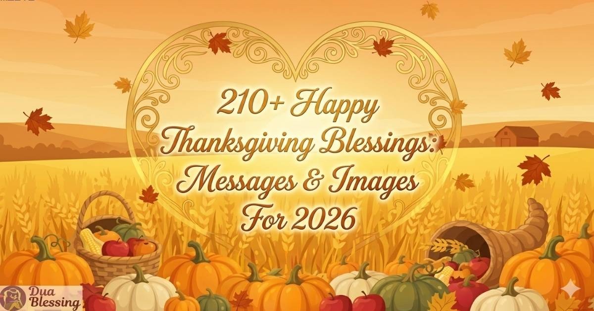 A collection of over 210 thoughtful Thanksgiving blessings, including messages and images, to share warmth and gratitude with loved ones in 2026.