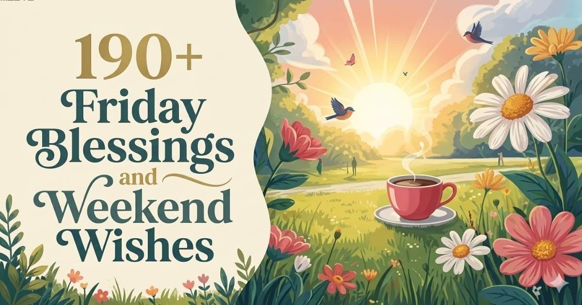 "190+ Friday Blessings and Weekend Wishes for a Joyful Start"