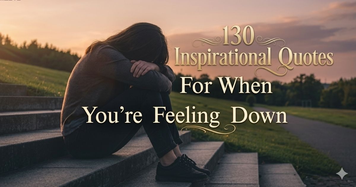 A collection of 130 motivational quotes to inspire and uplift you during challenging moments.